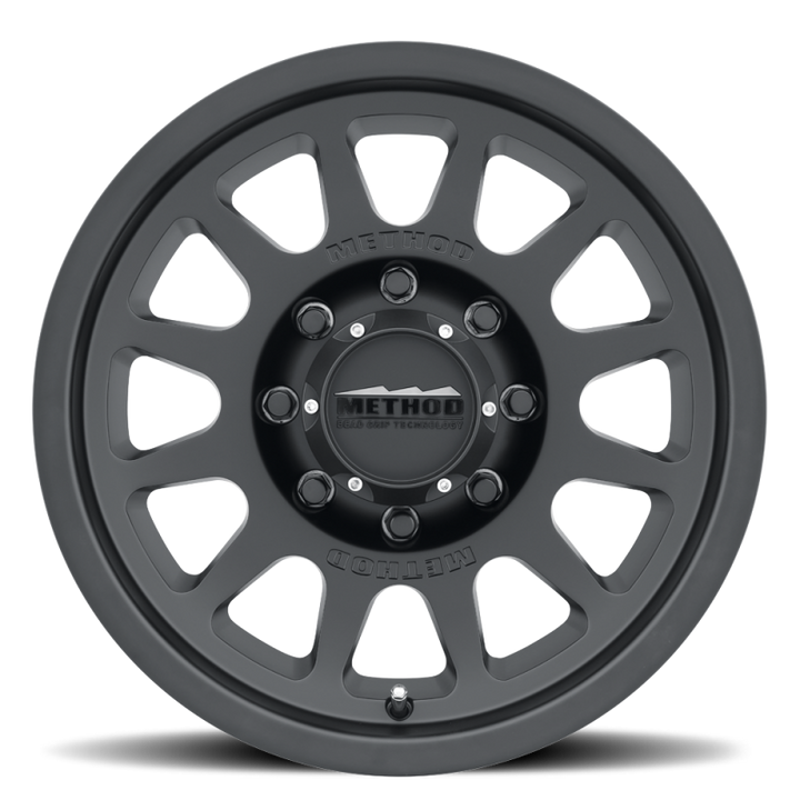 Method MR703 Bead Grip 18x9 12mm Offset 8x180 130.81mm CB - Matte Black