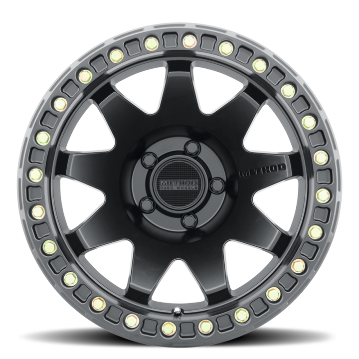 Method MR108 17x9 -44mm Offset 8x170 130.81mm CB Matte Black w/BH-H24 Wheel