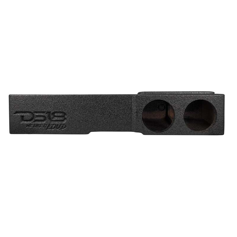 DS18 2x 8in Forward Firing Underseat Ported Box Subwoofer Enclosure Black Liner- Chevy/GMC/Ford