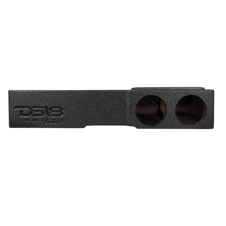 DS18 2x 8in Forward Firing Underseat Ported Box Subwoofer Enclosure Black Liner- Chevy/GMC/Ford