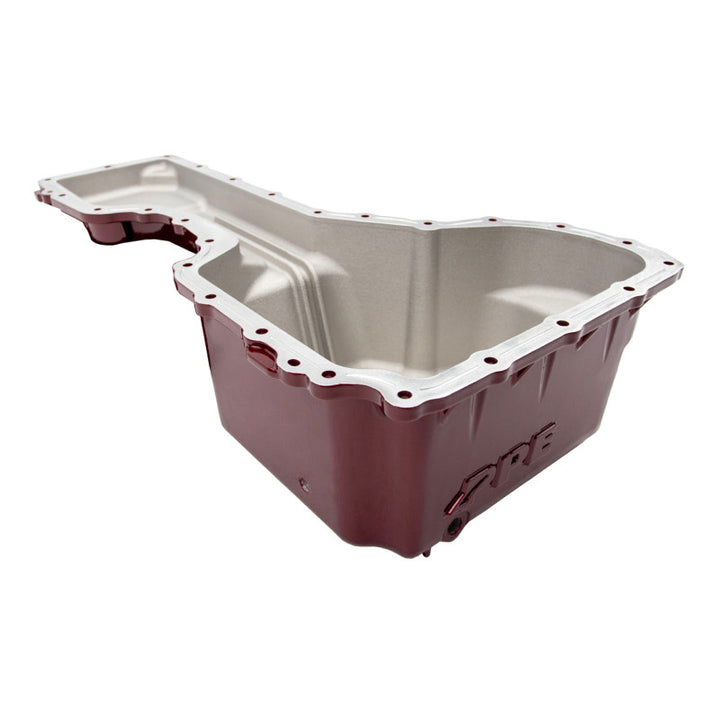 Wehrli 20-26 GM Duramax WCFab X PPE High Capacity Aluminum Oil Pan - Candy Red