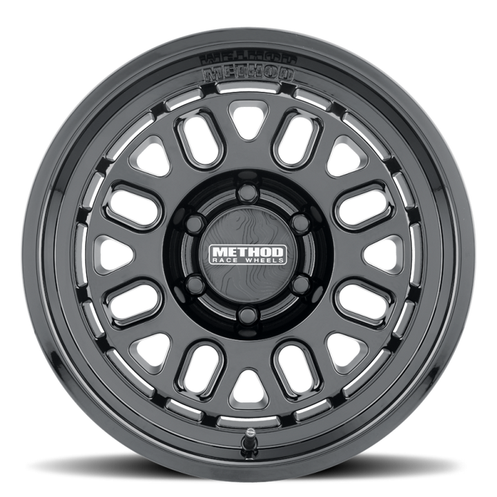Method MR321 17x8.5 +25mm Offset 6x5.5 BP 106.25mm CB Gloss Black Wheel