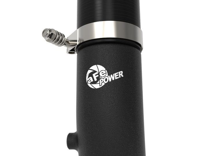 aFe BladeRunner 3in &amp; 3-1/2in AL Hot and Cold Charge Pipe Kit Black RAM Diesel Trucks 25-26 L6-6.7L