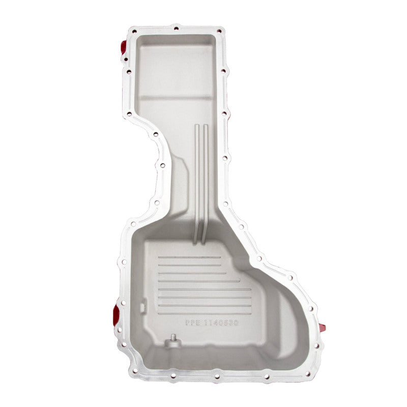 Wehrli 17-19 GM Duramax WCFab X PPE High Capacity Aluminum Oil Pan - Bengal Silver