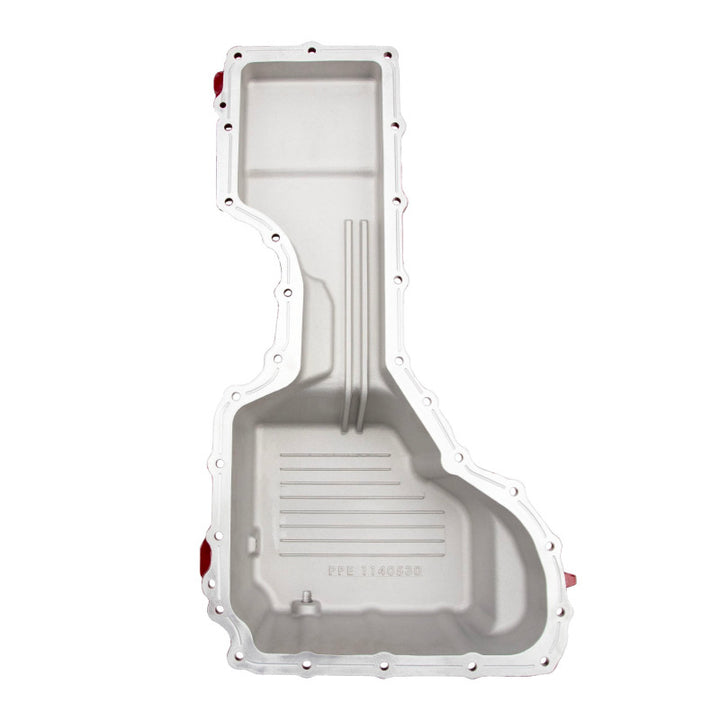 Wehrli 17-19 GM Duramax WCFab X PPE High Capacity Aluminum Oil Pan - Bengal Red