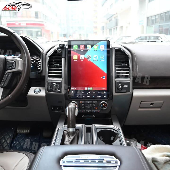 AuCar Tesla Android 14.4" Car Radio GPS Navigation For Ford F150 F250 Raptor 2015-2021 Car Multimedia Stereo Player Car Video
