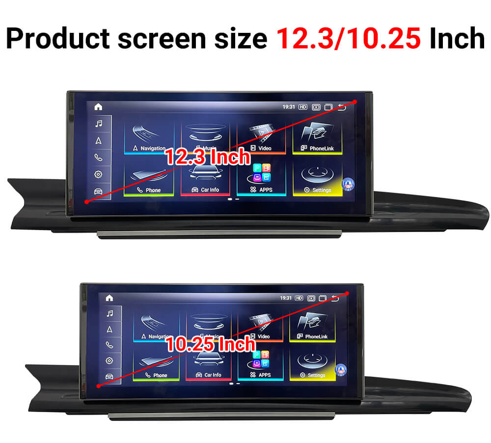 AuCar Android 13 12.3" Car Radio GPS Navigation For Audi A6 A7 S6 S7 RS6 RS7 2012-2018 Car Multimedia Stereo Player Car Video