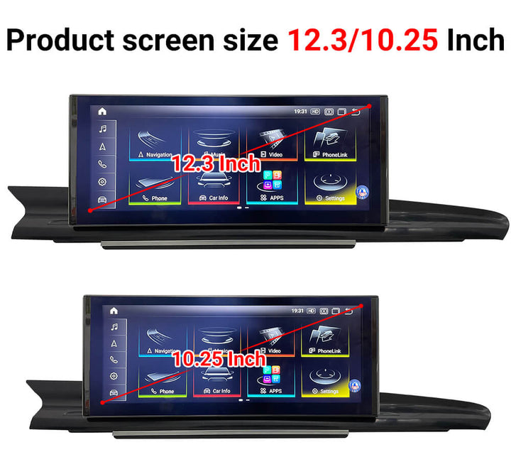 AuCar Android 13 12.3" Car Radio GPS Navigation For Audi A6 A7 S6 S7 RS6 RS7 2012-2018 Car Multimedia Stereo Player Car Video