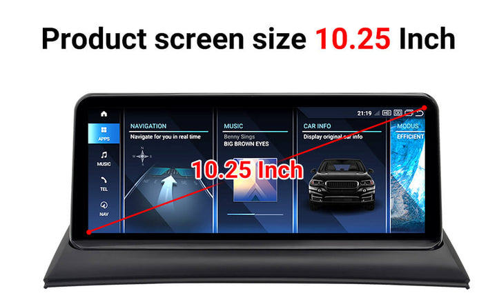 AuCar Android 13 10.25" Car Radio GPS Navigation For BMW X3 E83 2004-2010 Car Multimedia Stereo Player Car Video