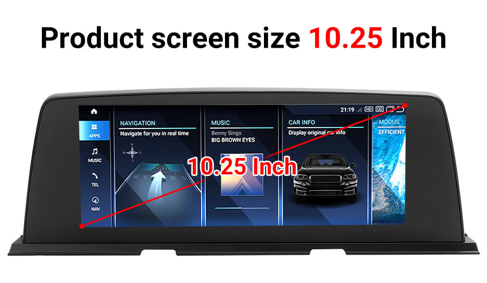 AuCar Android 13 10.25" Car Radio GPS Navigation For BMW 6 Series F06 F12 F13 2010-2017 Car Multimedia Stereo Player Car Video