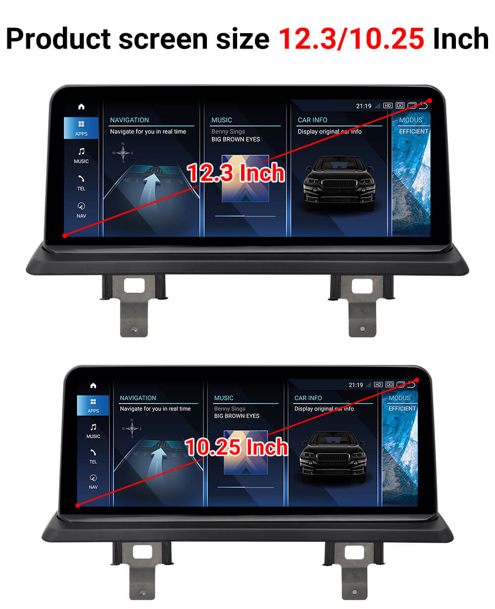 AuCar Android 13 12.3" Car Radio GPS Navigation For BMW 1 Series E81 E82 E87 E88 Car Multimedia Stereo Player Car Video