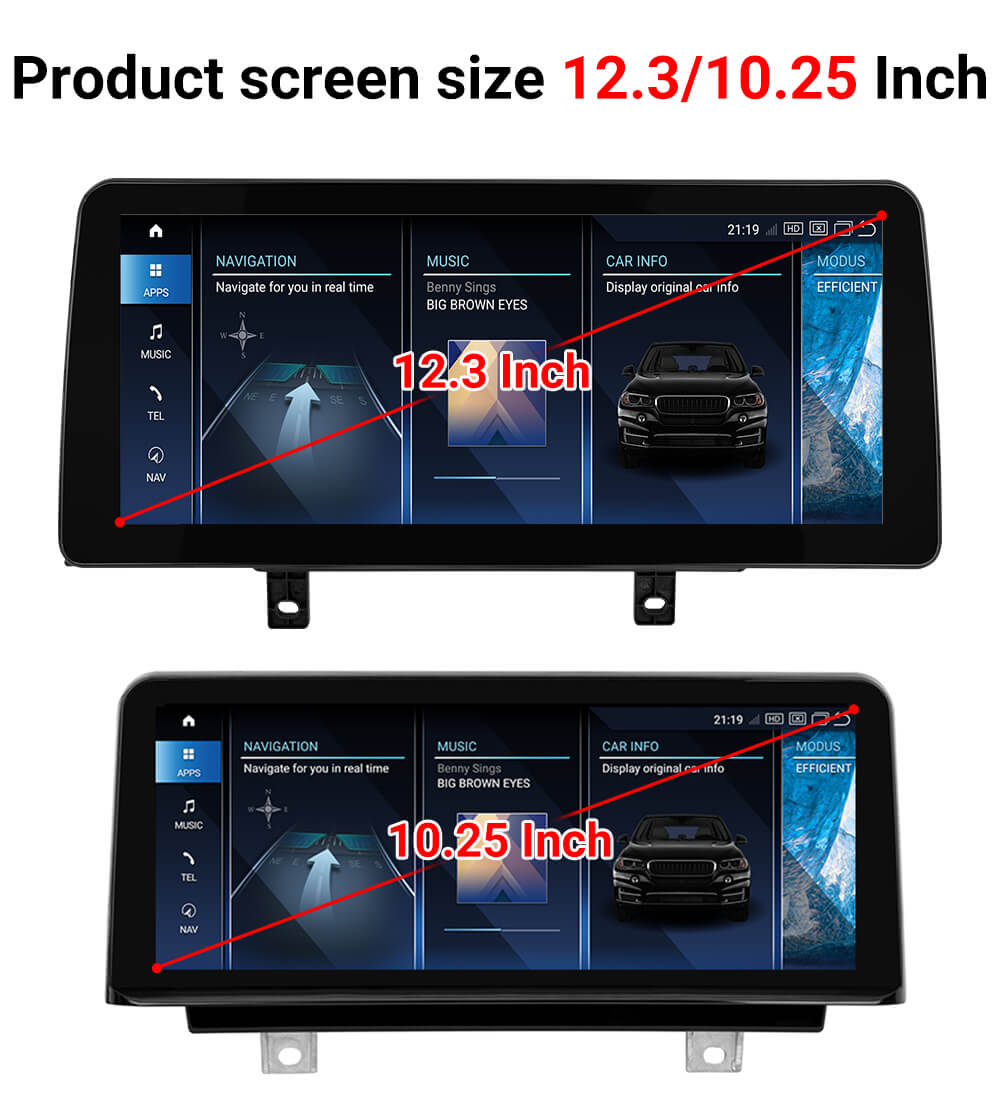AuCar Android 13 12.3" Car Radio GPS Navigation For BMW 3/4 Series F32 F33/F36 2013-2020 Car Multimedia Stereo Player Car Video
