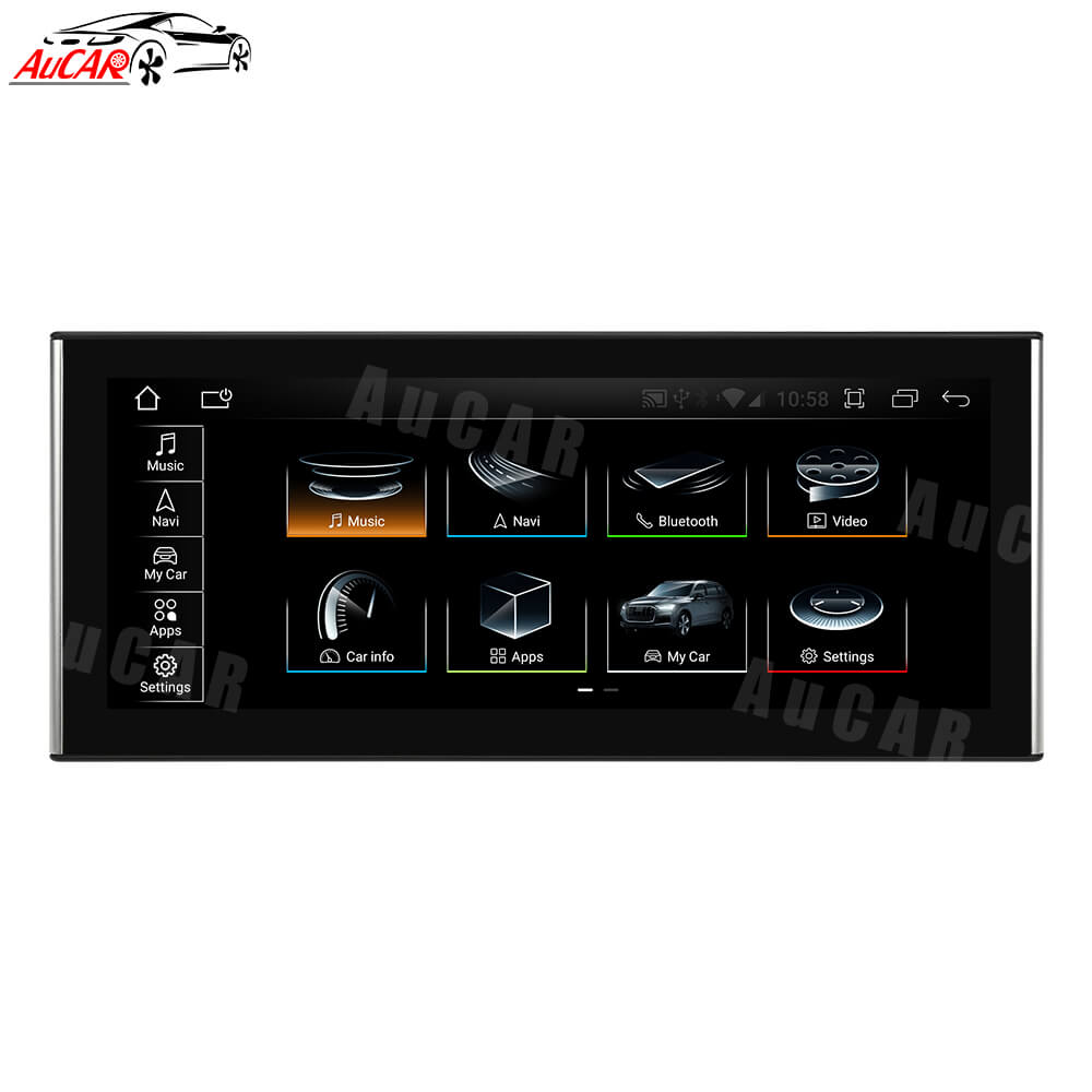 AuCar Android 10 12.3" Car Radio GPS Navigation For Audi A4 A5 2009- 2016 Car Multimedia Stereo Player Car Video