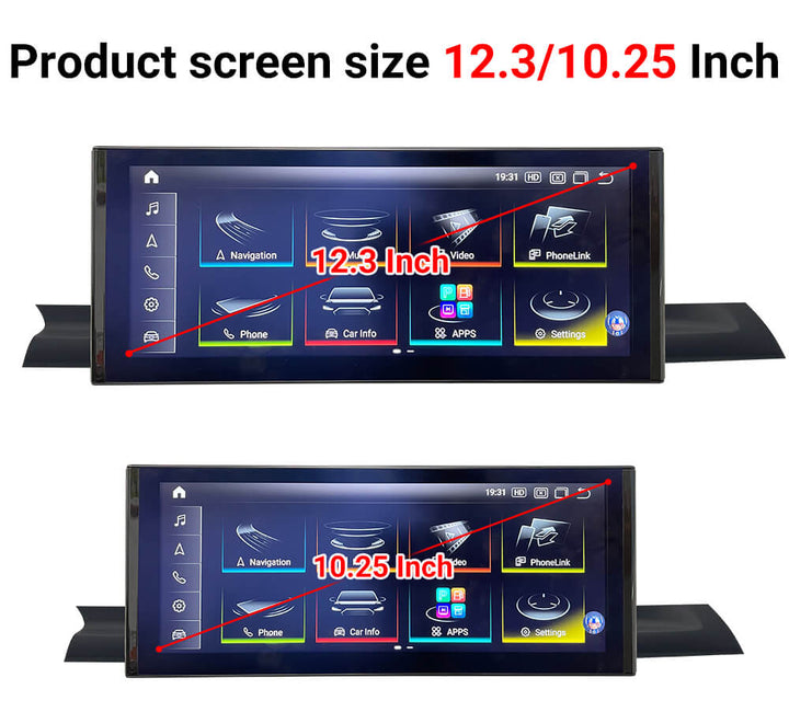 AuCar Android 13 12.3" Car Radio GPS Navigation For Audi A4 A5 S4 S5 RS4 RS5 2017-2019 Car Multimedia Stereo Player Car Video