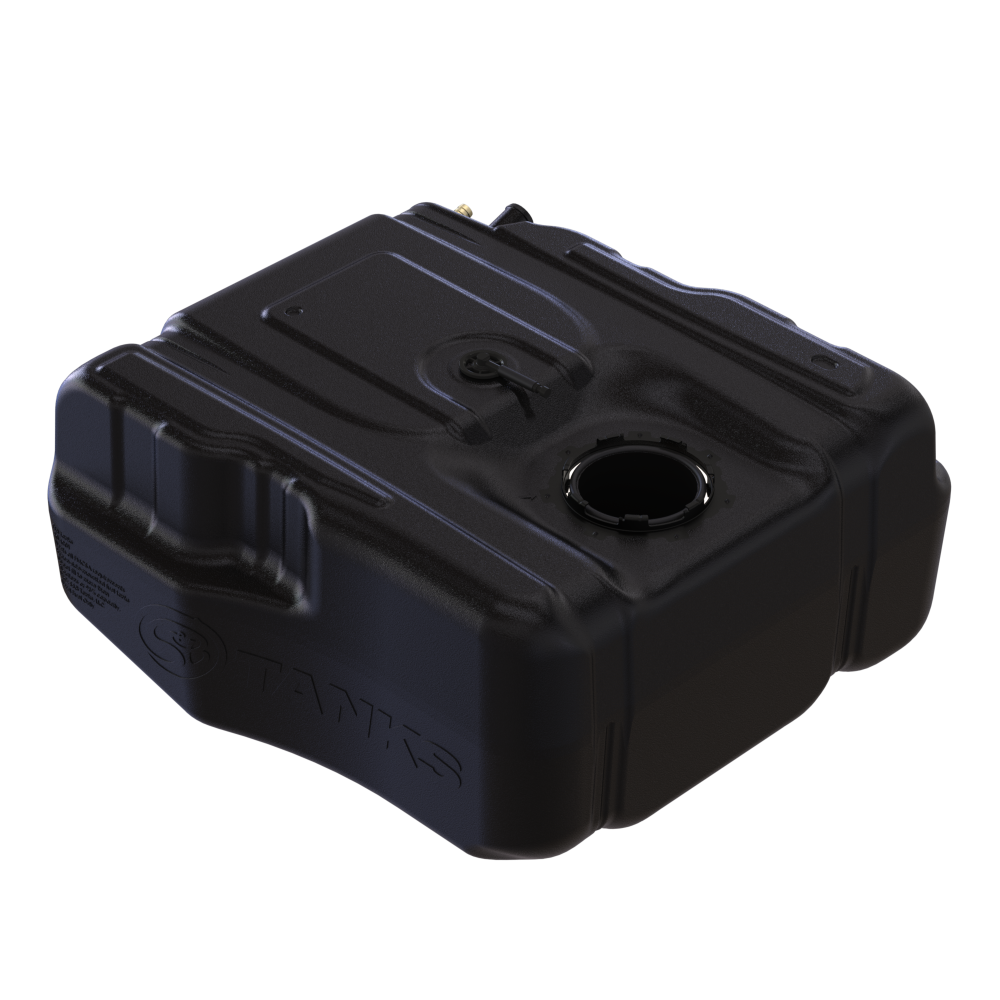 S&amp;B 40 Gallon (After Axle) High-Capacity Fuel Tank for 2011-2016 Ford F250, F350, F450, F550 Powerstroke 6.7L, Cab Chassis