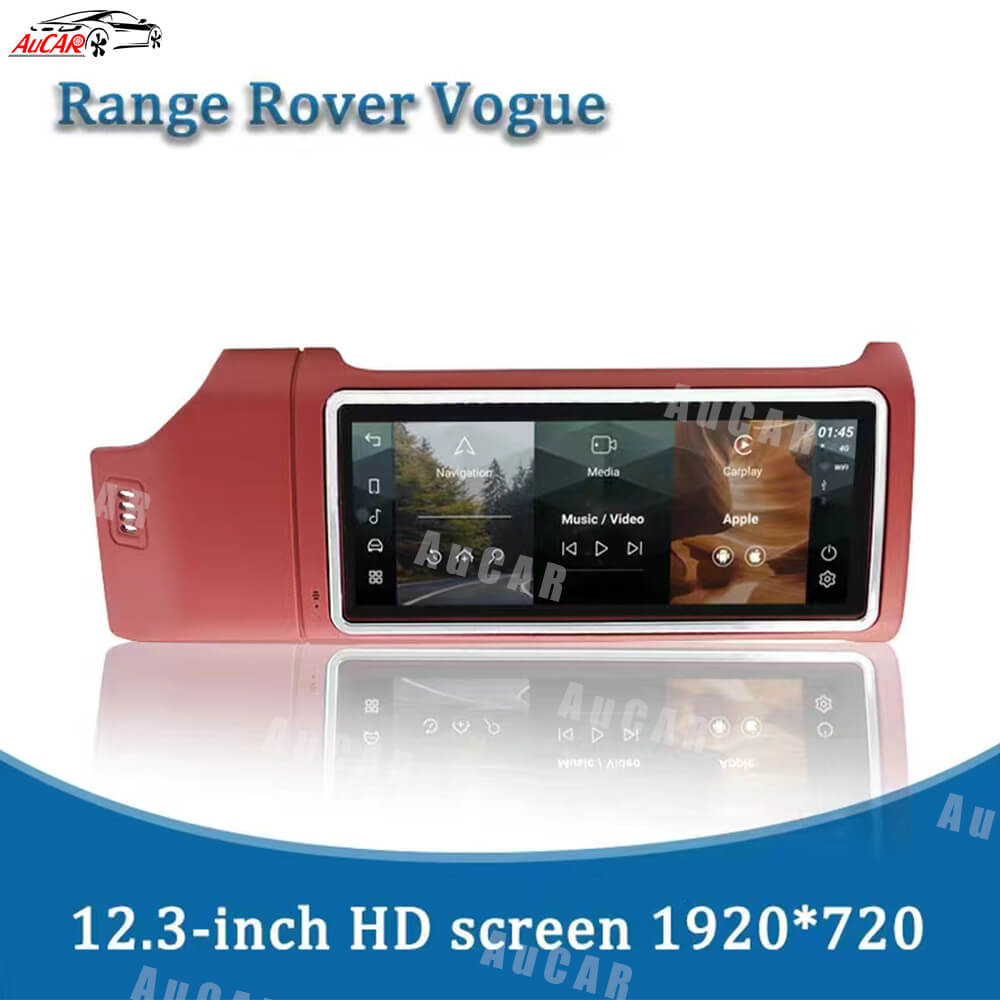 AuCAR 12.3 inch Android 10.0 For Land Rover Range Rover Vogue 2012-2018 Car Radio Multimedia Player Auto GPS Carplay