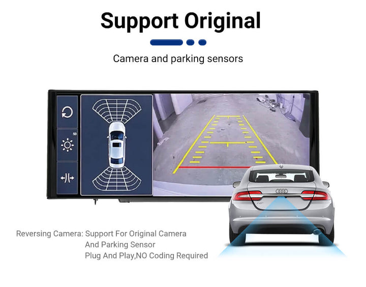 AuCar Android 13 12.3" Car Radio GPS Navigation For Audi A1 2012-2018 Car Multimedia Stereo Player Car Video