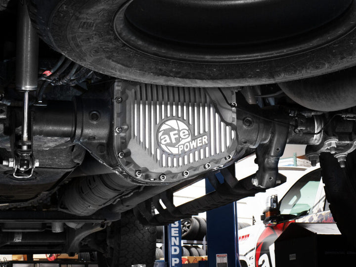 aFe POWER Street Series Rear Diff Cover Raw w/ Machined Fins Ford F-250/350 23-26 (Sterling 11.6)