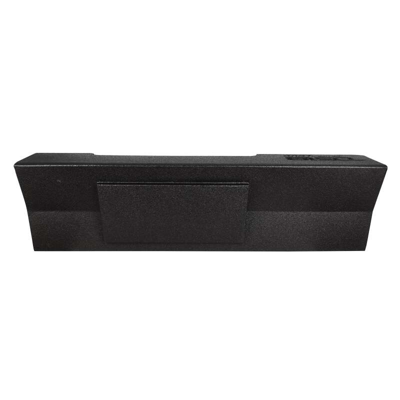 DS18 2x 10in Shallow Down Firing Underseat Ported Box Subwoofer Enclosure Black Spray Paint Finish