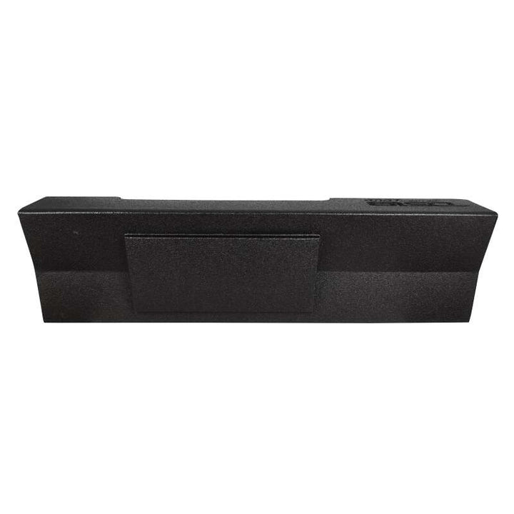 DS18 2x 10in Shallow Down Firing Underseat Ported Box Subwoofer Enclosure Black Spray Paint Finish