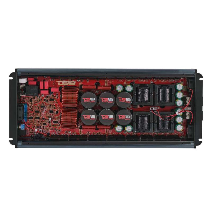 DS18 1-Channel Class D Full-Range Monoblock 8000 Watts RMS at1 ohm DPIV1/0 Terminals Incl Titanium