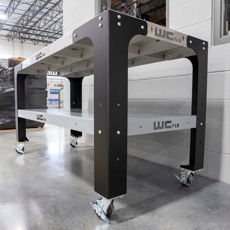 Wehrli Modular Steel Work Bench Top/Shelf Kit - 32in x 72in x .120in Thick (Stainless Steel &amp; Grey)