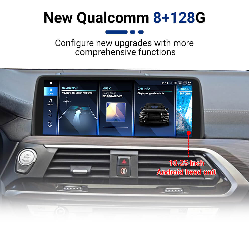 AuCar Android 13 10.25" Car Radio GPS Navigation For BMW X3/X4 G01/G02 2018-2020 Car Multimedia Stereo Player Car Video