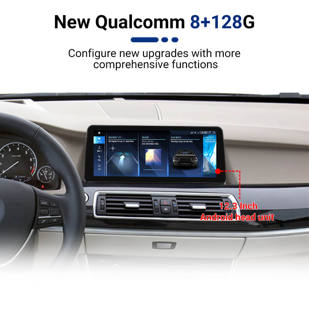 AuCar Android 13 Car Radio GPS Navigation For BMW 5 Series F07 GT 2011-2017 Car Multimedia Stereo Player Car Video