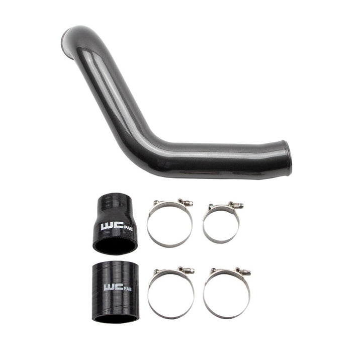 Wehrli 04.5-05 GM Duramax LLY Passenger Side 3in Intercooler Pipe - Fine Texture Black