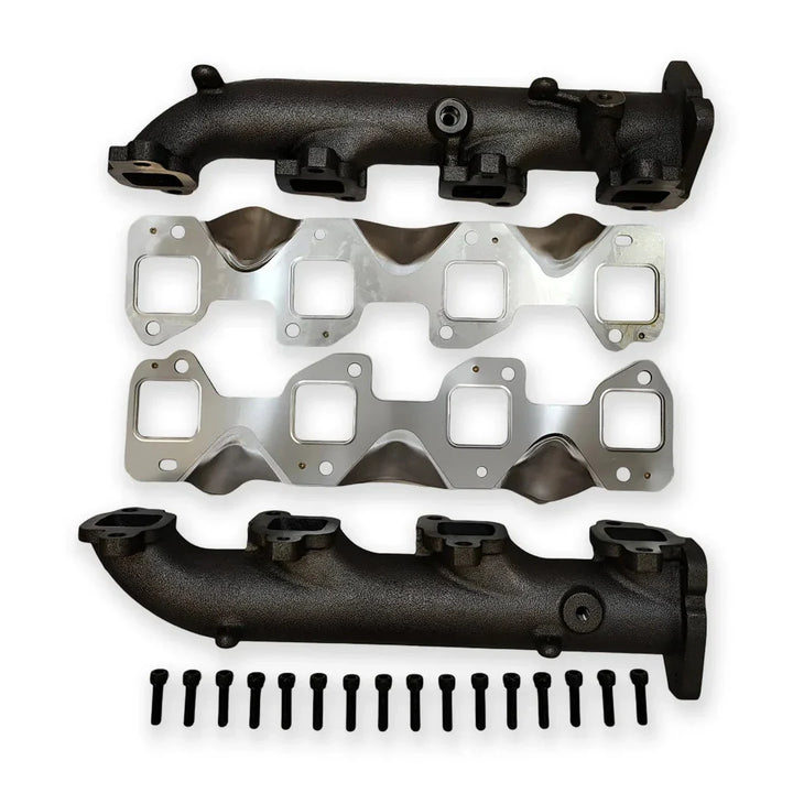 Dieselr High Flow Exhaust Manifold w/o EGR Provision - Pair | 2017–2026 Duramax L5P