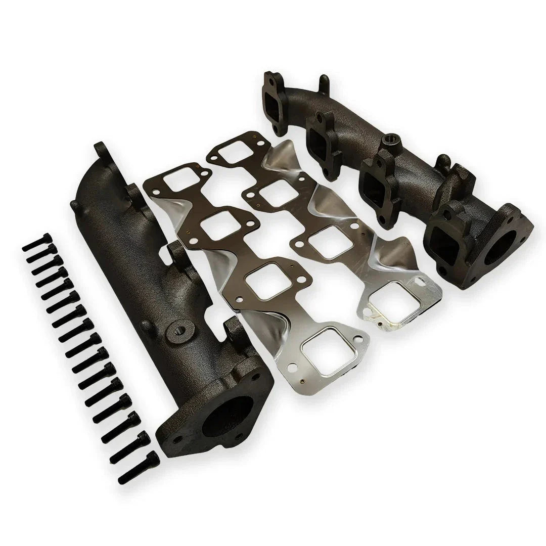 Dieselr High Flow Exhaust Manifold w/o EGR Provision - Pair | 2017–2026 Duramax L5P