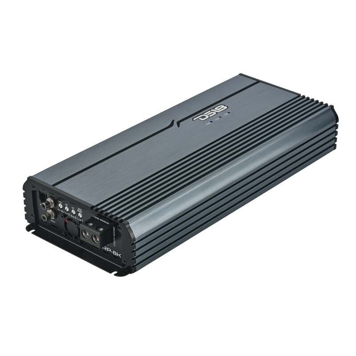 DS18 1-Channel Class D Full-Range Monoblock 8000 Watts RMS at1 ohm DPIV1/0 Terminals Incl Titanium