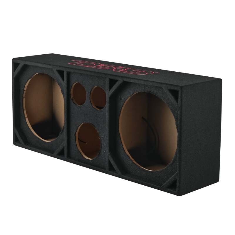 DS18 Ported Enclosure 2x 12in Mids 2x 3.6in Tweeters &amp; 1 x 5.7in Horn Diffuser -Black Carpet