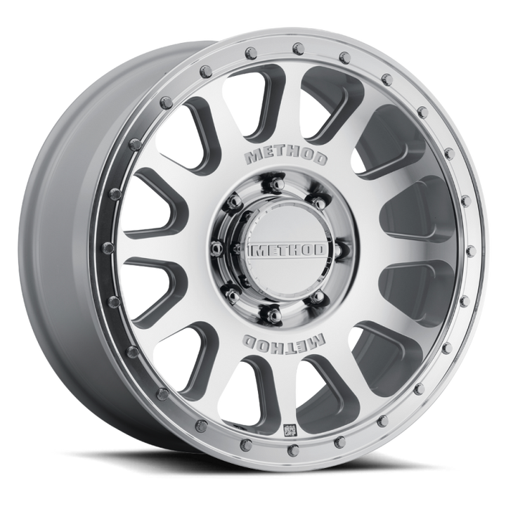 Method MR709 HD Bead Grip 20x 9in / ET12 / 8x6.5 BP / 121.3mm Bore - Machined Wheel