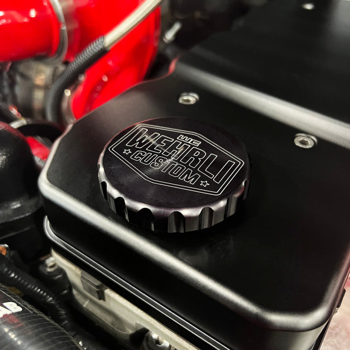 Wehrli 06-18 Cummins 5.9L/6.7L WCFab X D&amp;J Precision Billet Valve Cover - Sparkle Copper