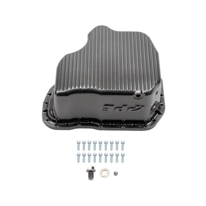 Wehrli 01-10 GM Duramax WCFab X PPE High Capacity Aluminum Oil Pan - Bronze Chrome