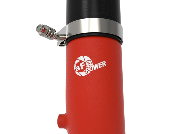 aFe BladeRunner 3in &amp; 3-1/2in AL Hot and Cold Charge Pipe Kit Red RAM Diesel Trucks 25-26 L6-6.7L