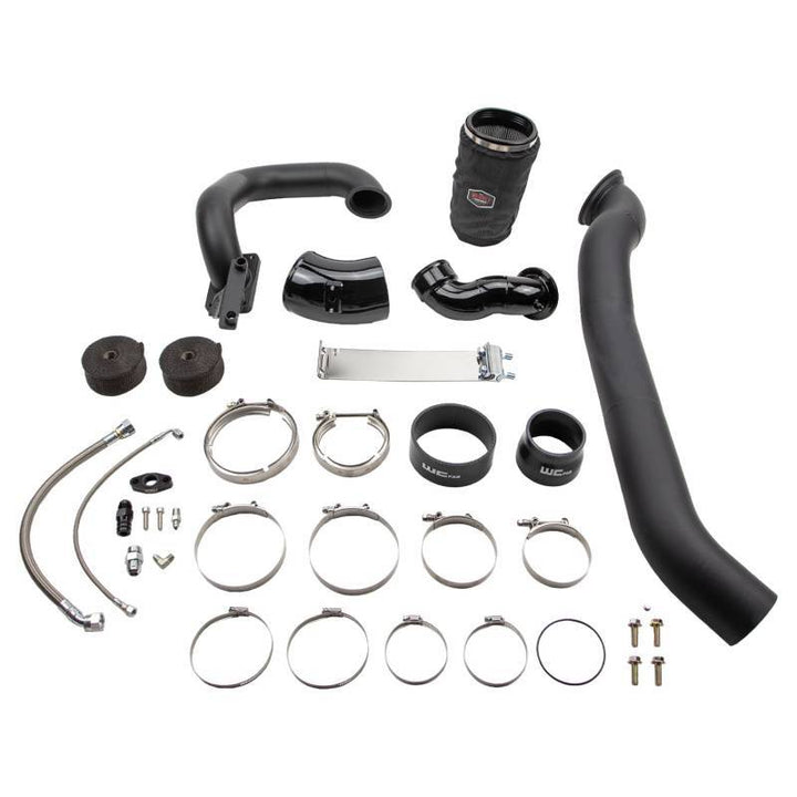Wehrli 03-07 Cummins 5.9L Twin Turbo Kit S400/Stock - Fine Texture Black