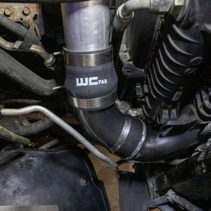 Wehrli 06-10 GM Duramax LBZ/LMM Intercooler Outlet Elbow Kit - Deore Gold