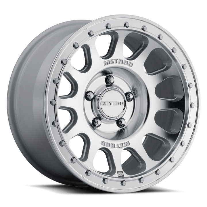 Method MR709 HD Bead Grip 18x9in / ET12 / 5x150 BP / 110.50mm Bore - Machined Clear Coat Wheel