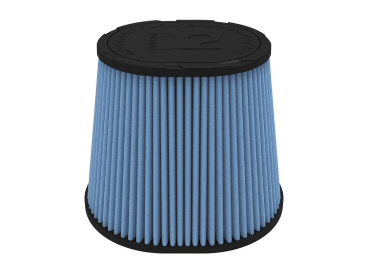 aFe Magnum FORCE Intake Rplacmnt Filter D2 Dura-Dry 4in Fx(9x7-1/2)in Bx(6-3/4x5-1/2)in Tx7-1/2in H