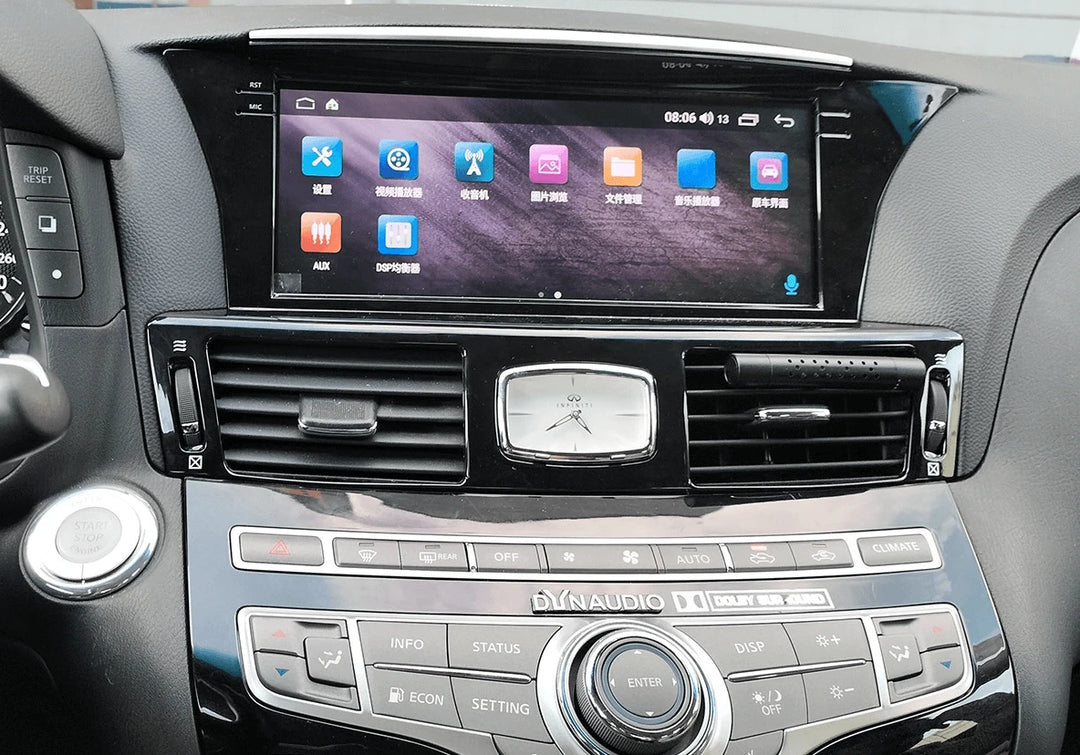 AuCar Android 12 10.25" Car Radio For Infiniti Q70 2013-2019 Car Multimedia Stereo