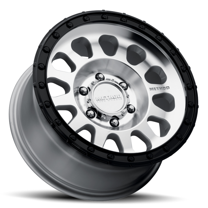 Method MR315 17x8.5 0mm Offset 8x170 130.81mm CB Machined Wheel - Gloss Black Lip