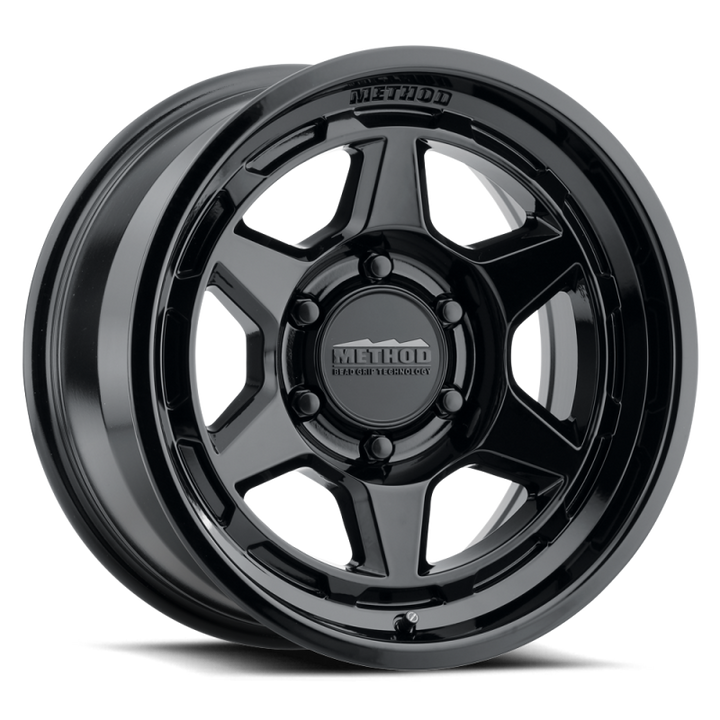 Method MR708 Bead Grip 17x8.5 / 0mm Offset / 6x135 / 4.72 in. BS / 87.00mm Bore - Gloss Black Wheel