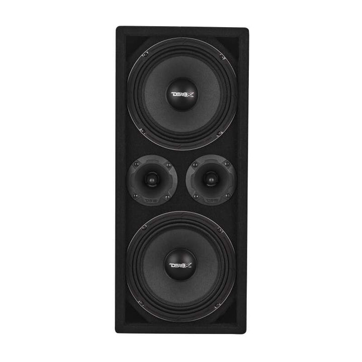 DS18 Ported Enclosure w/ PRO-X8M &amp; PRO-TWX2/FRP-1.2K4 (Not Incl)/Cable/Terminal Incl- Black Carpet