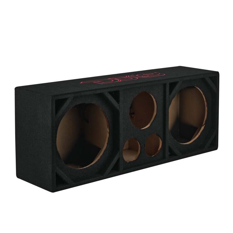 DS18 Ported Enclosure 2x 10in Mids 2x 3.6in Tweeters &amp; 1 x 5.7in Horn Diffuser -Black Carpet