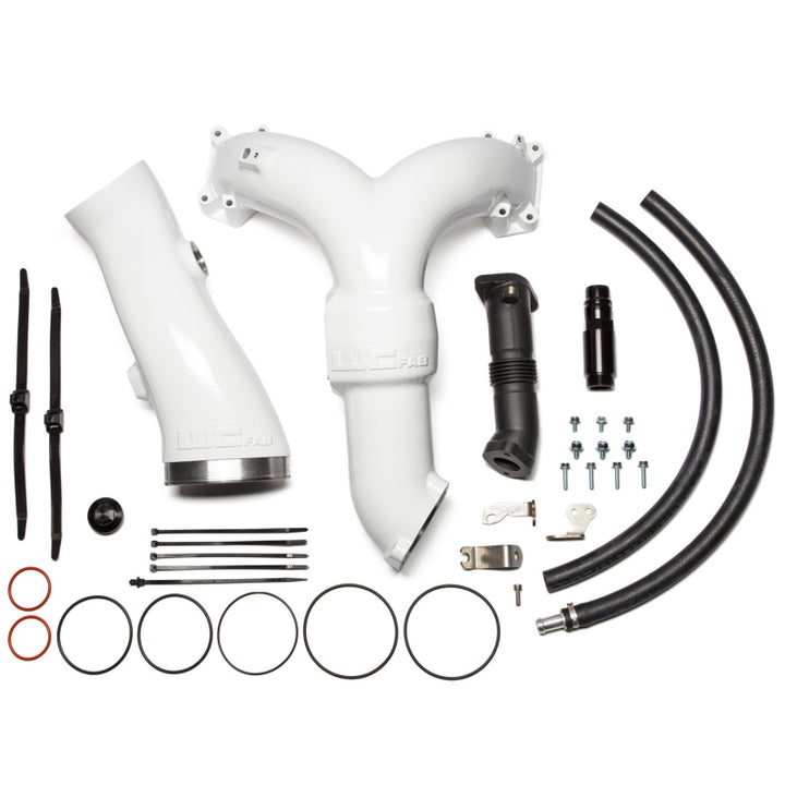 Wehrli 20-26 Power Stroke 6.7L High Flow Y-Bridge Kit - Gloss White