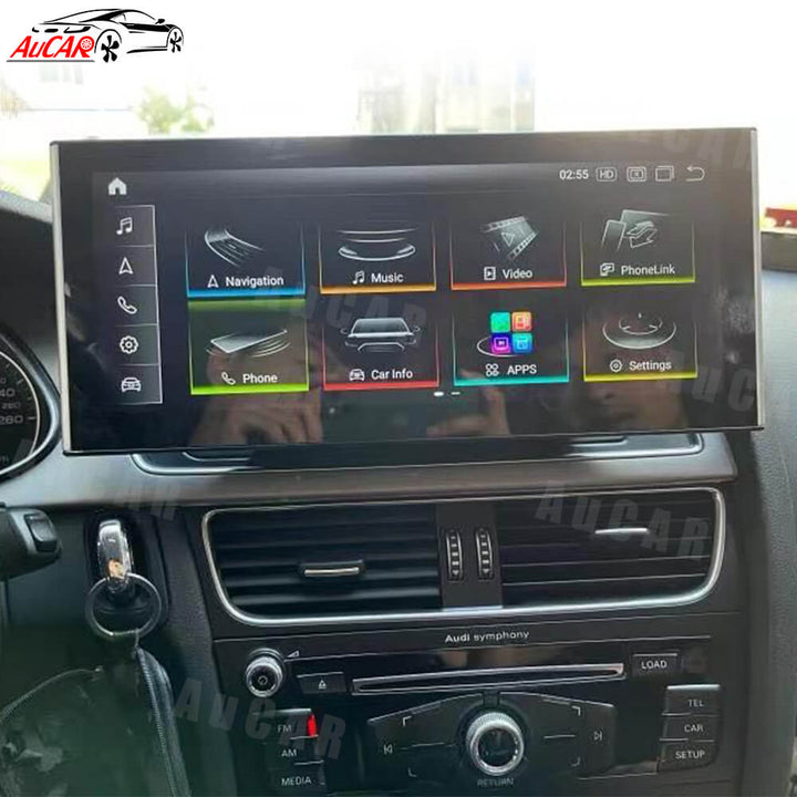 AuCar Android 10 12.3" Car Radio GPS Navigation For Audi A4 A5 2009- 2016 Car Multimedia Stereo Player Car Video