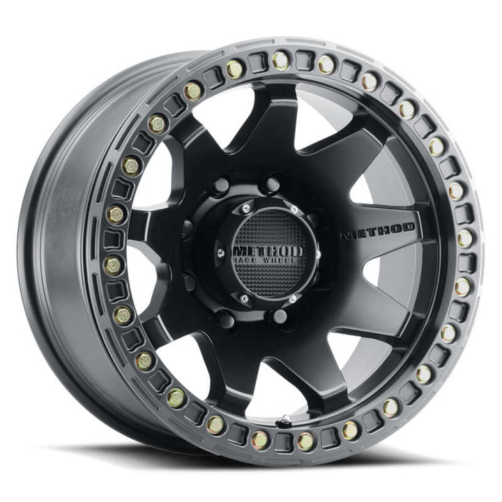 Method MR108 17x9 -44mm Offset 8x170 130.81mm CB Matte Black w/BH-H24 Wheel