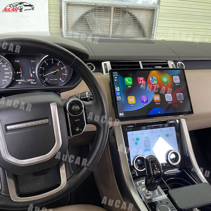 AuCAR 13.3" Android 10.0 For Land Rover Range Rover Sport L494 2013-2017 Car GPS Navigation Auto Head Unit Multimedia Player